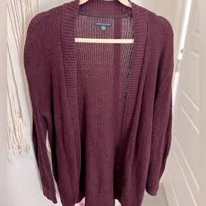 Plum cardigan